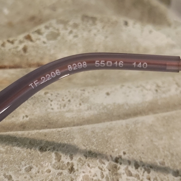 Tiffany & Co.  TF2206 Eyeglass Frames Only Rubedo Diamond Cut Luxury #102 - Picture 10 of 17